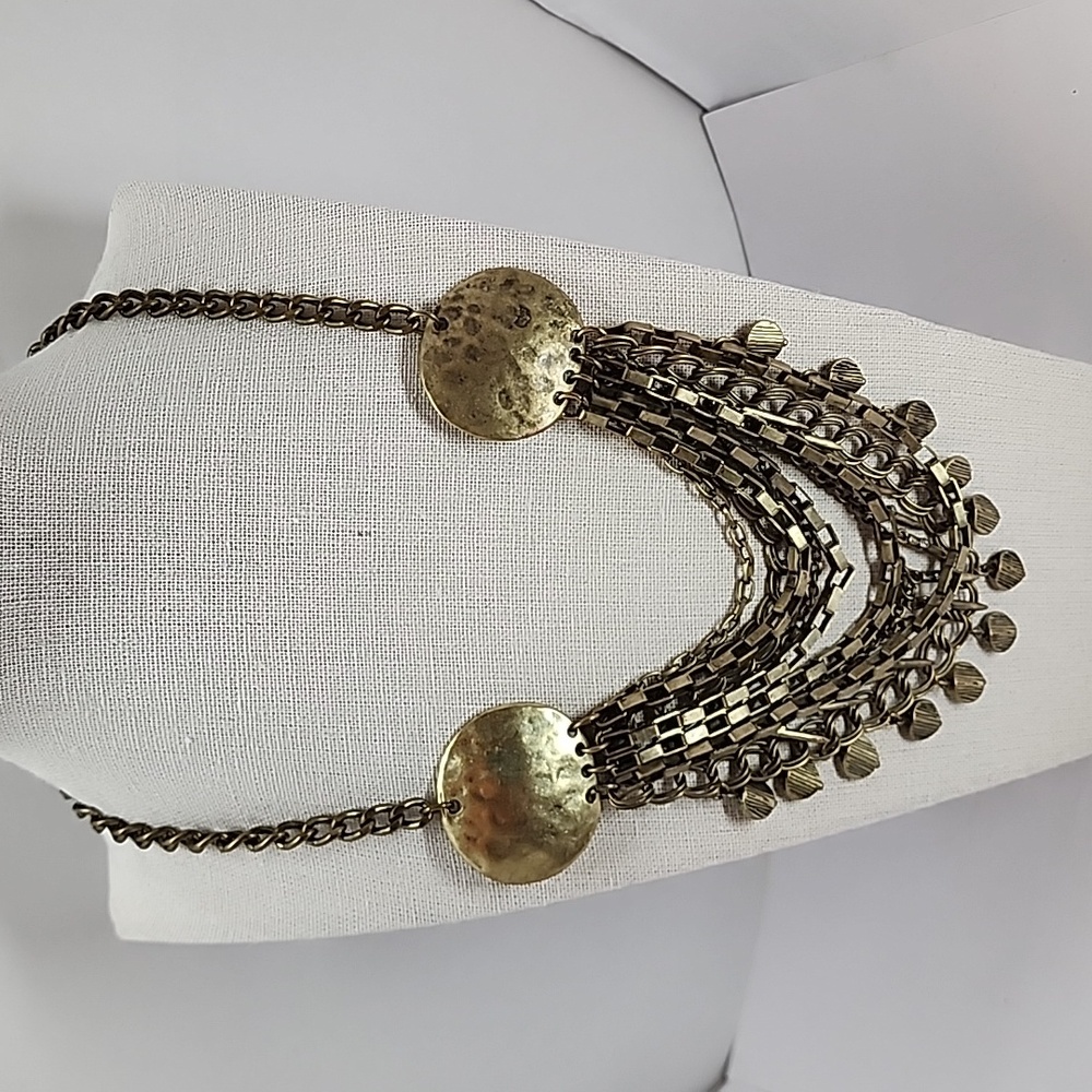 Chico's Multi Strand Statement Necklace